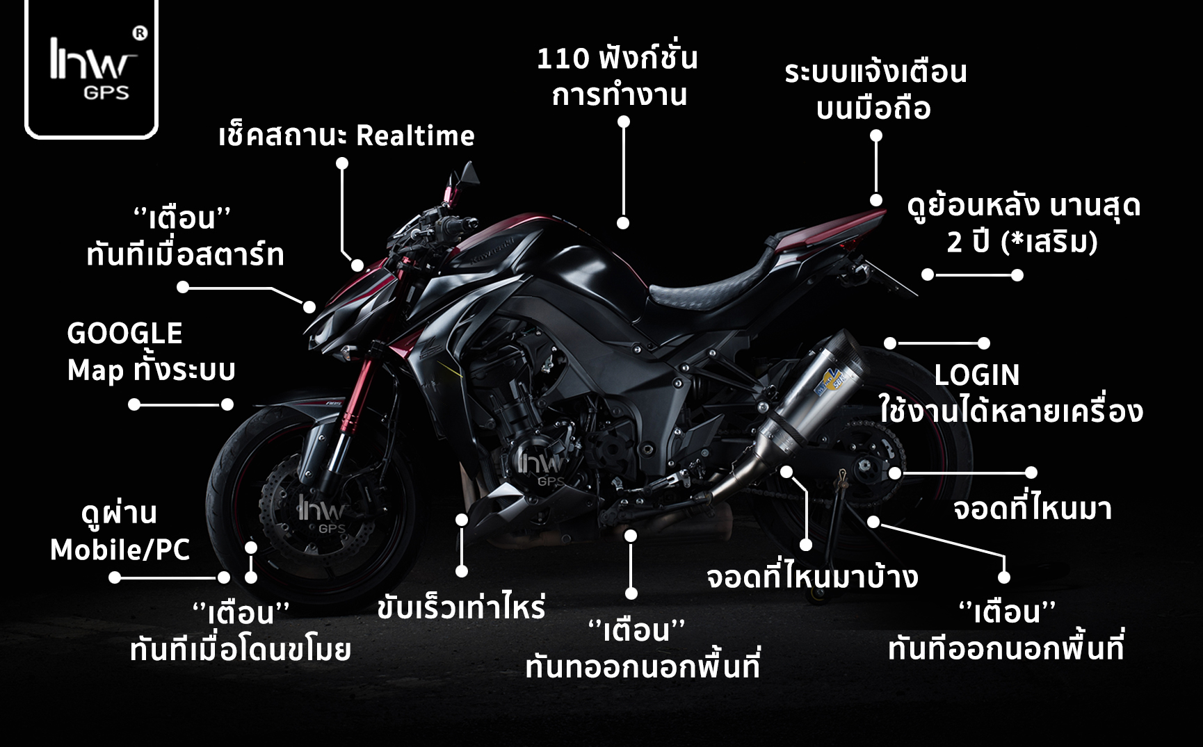 จีพีเอสติดตามรถมอเตอร์ไซค์