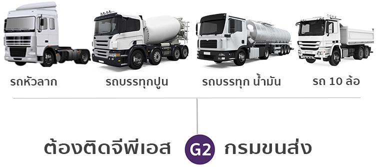  ต้องติดจีพีเอส g2 รุ่นกรมขนส่ง